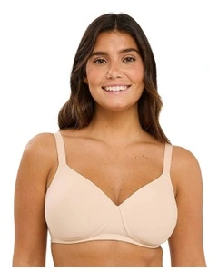 Perfect Curves Moulded Full Coverage Wirefree T-shirt Bra in Blush