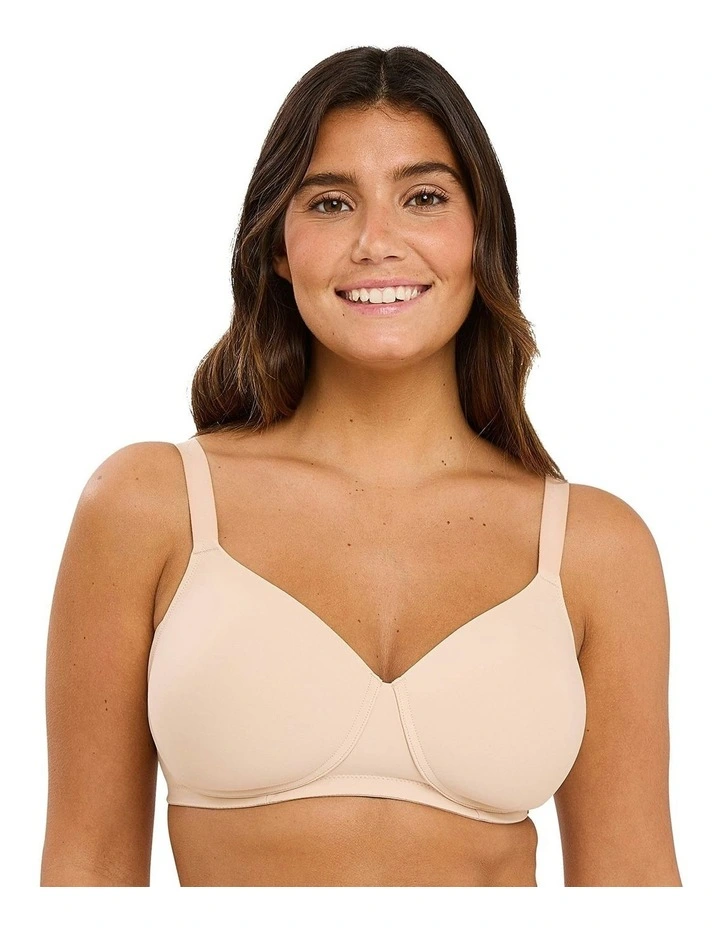 Perfect Curves Moulded Full Coverage Wirefree T-shirt Bra in Blush image 1