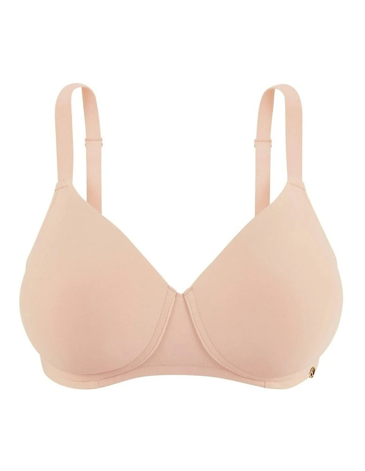 Perfect Curves Moulded Full Coverage Wirefree T-shirt Bra in Blush image 6
