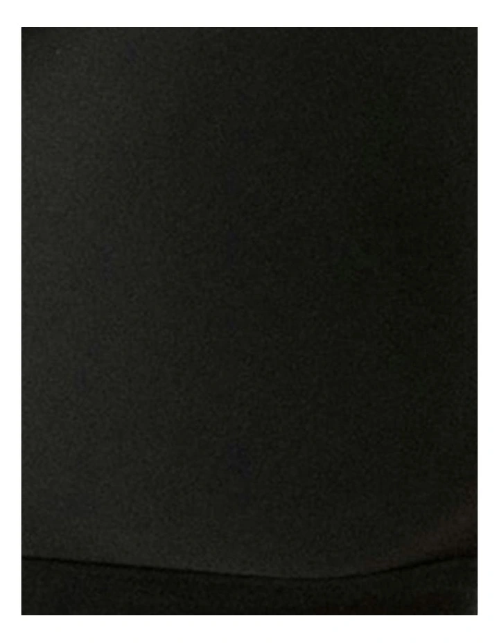 Back And Side Smoothing Wirefree Crop Top Bra in Black image 7