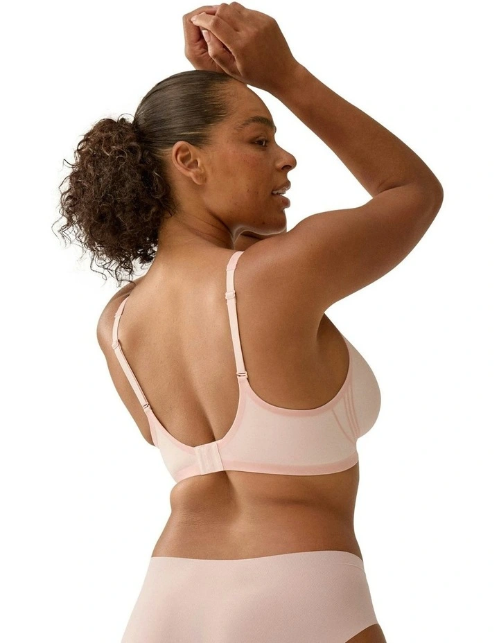 Sunday Lightly Padded Seamless Wirefree Bra in Blush image 2