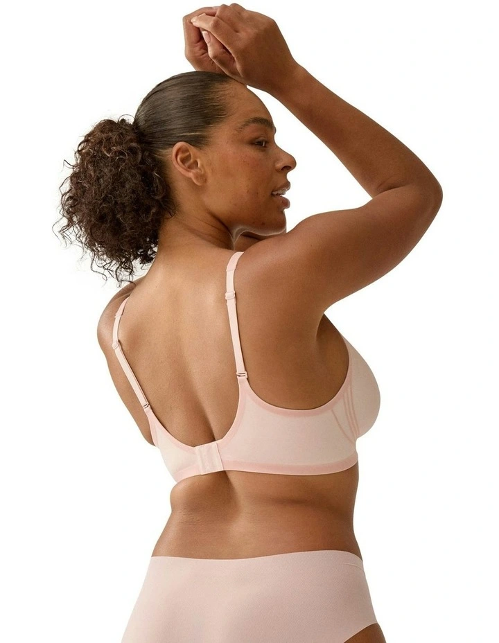 Sunday Lightly Padded Seamless Wirefree Bra in Blush image 6