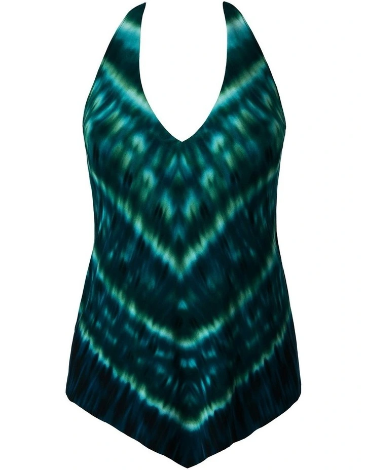 Carezza Taylor Loose Fit Underwire Tankini Top in Blue image 6