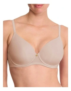 Cloud Comfort Wired Back-Smoothing T-shirt Bra in Light Mocha
