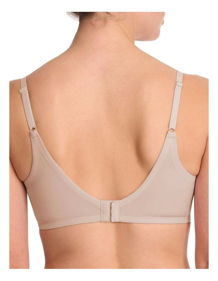 Cloud Comfort Wired Back-Smoothing T-shirt Bra in Light Mocha image 2