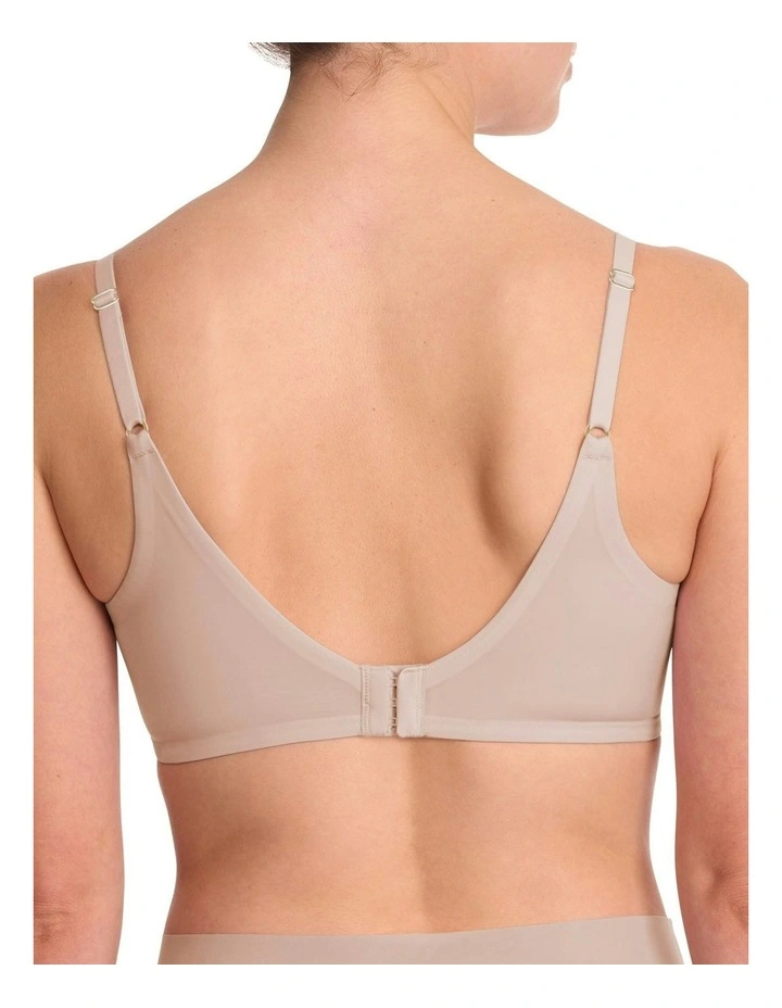 Cloud Comfort Wired Back-Smoothing T-shirt Bra in Light Mocha image 5