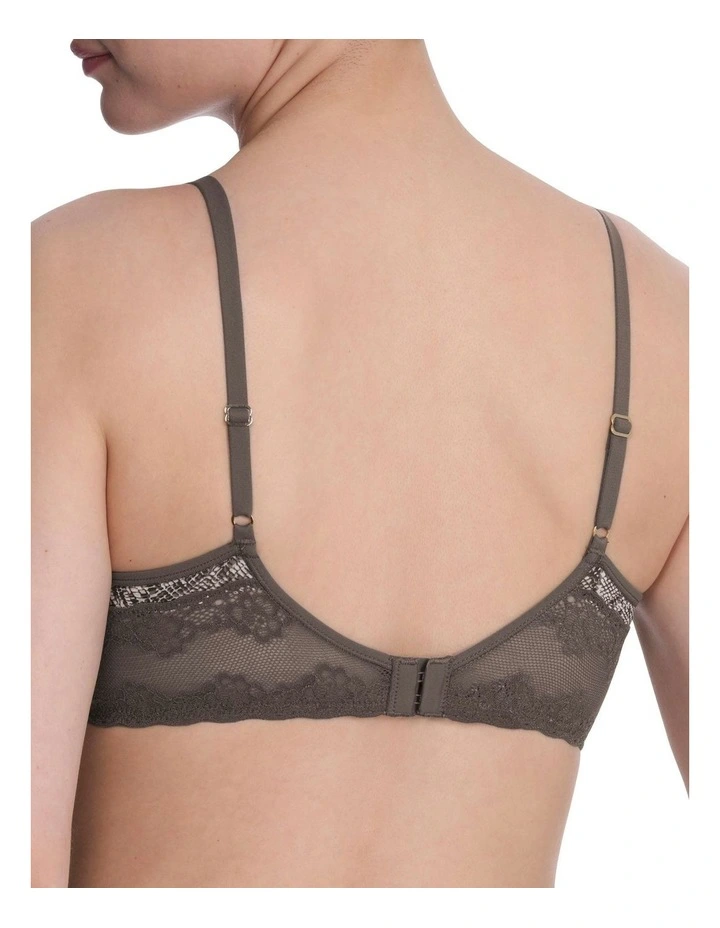 Bliss Perfection Smooth Wired T-shirt Bra in Chrome Python Print image 2