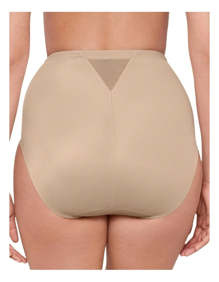 Tummy Tuck Extra Firm Control High Waist Shaping Brief in Warm Beige image 2