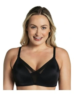 Magical Light And Natural Wireless Push Up Bra in Black