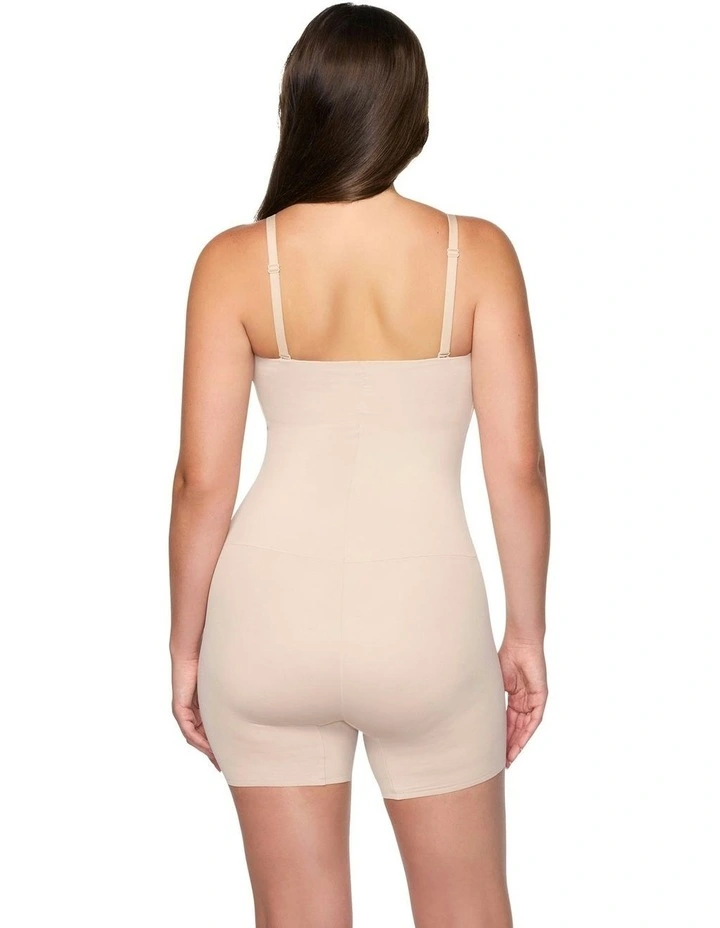 Dress Rehearsal Convertible-to-Strapless Shapewear Bodysuit in Warm Beige image 2