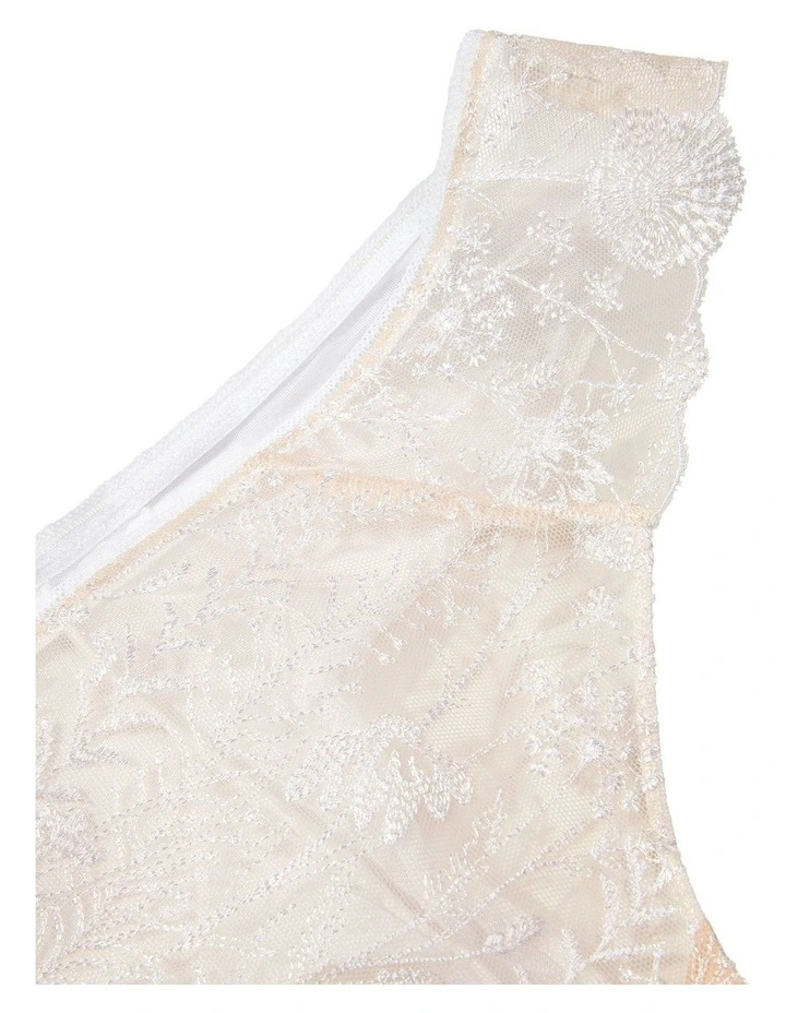 Chlo Brazilian Cut Brief With Embroidery in Pearl image 6