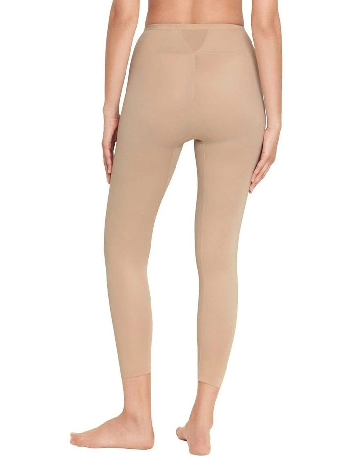 Tummy Control Shapewear Leggings in Warm Beige image 2