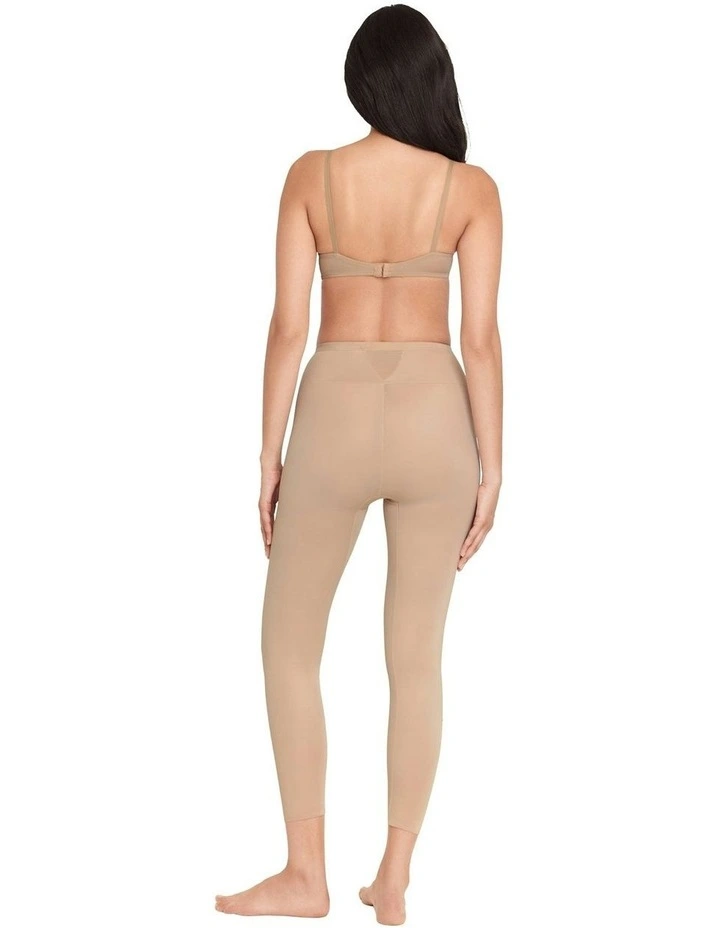 Tummy Control Shapewear Leggings in Warm Beige image 5