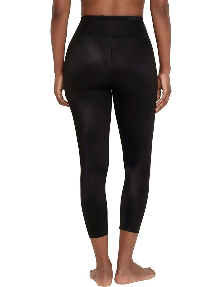 Tummy Control Shapewear Leggings in Black image 2