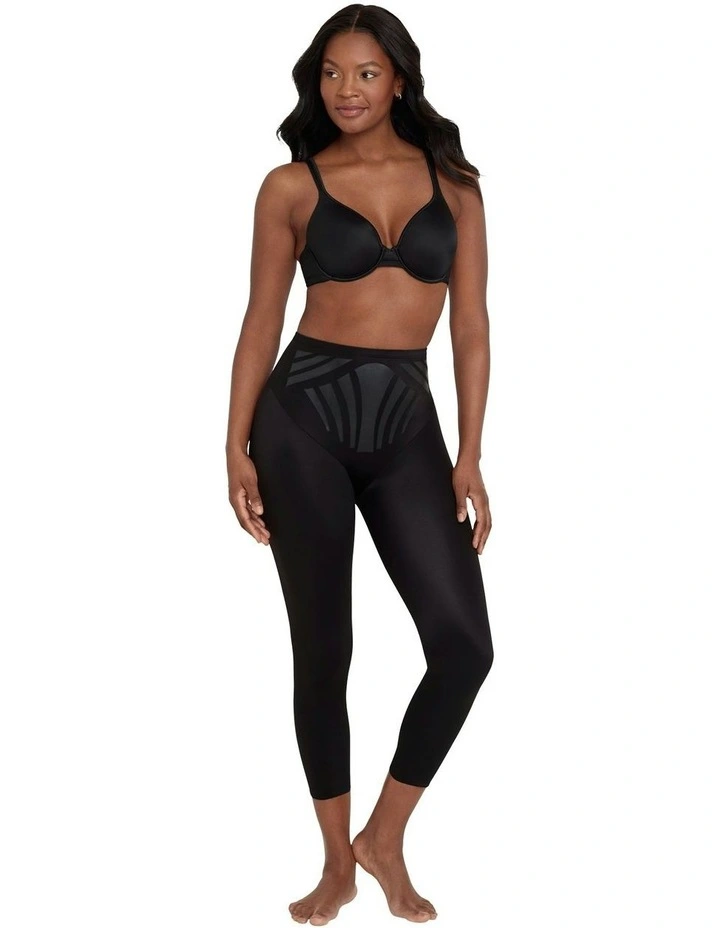 Tummy Control Shapewear Leggings in Black image 4