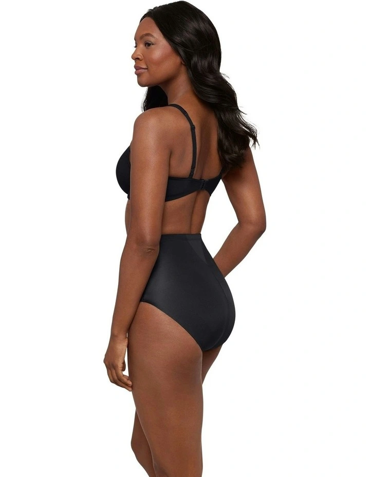 Tummy Tuck Extra Firm Control High Waist Shaping Brief in Black image 3
