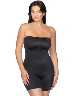 Dress Rehearsal Convertible-to-Strapless Shapewear Bodysuit in Black