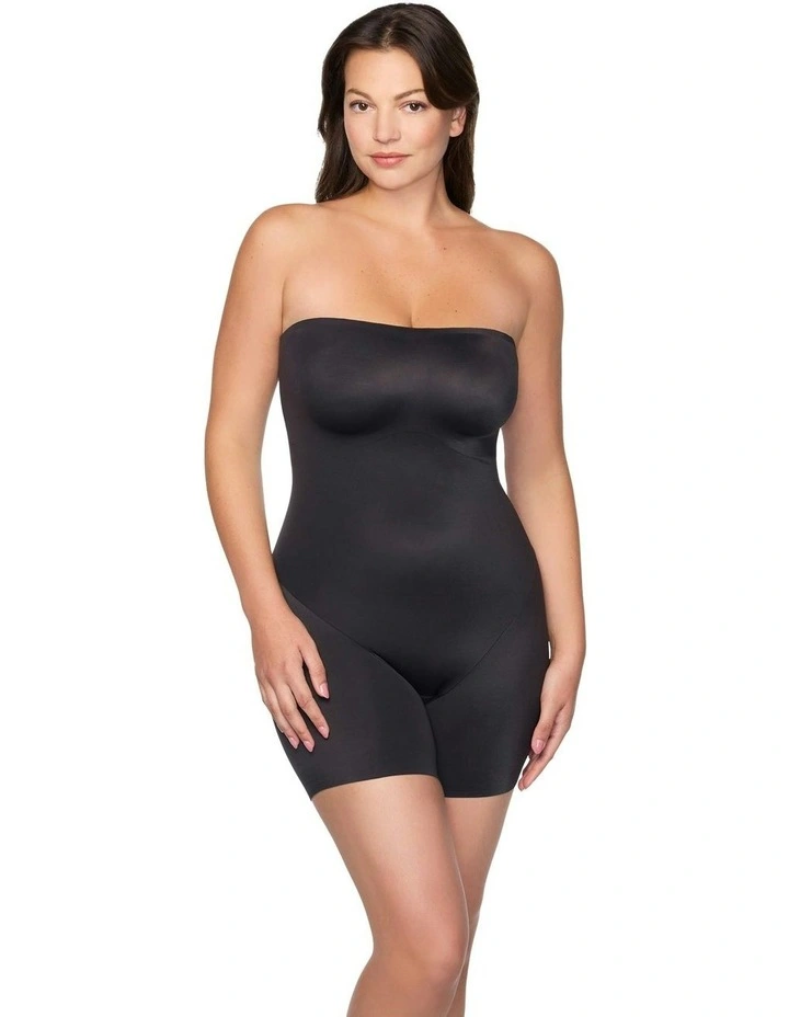 Dress Rehearsal Convertible-to-Strapless Shapewear Bodysuit in Black image 6