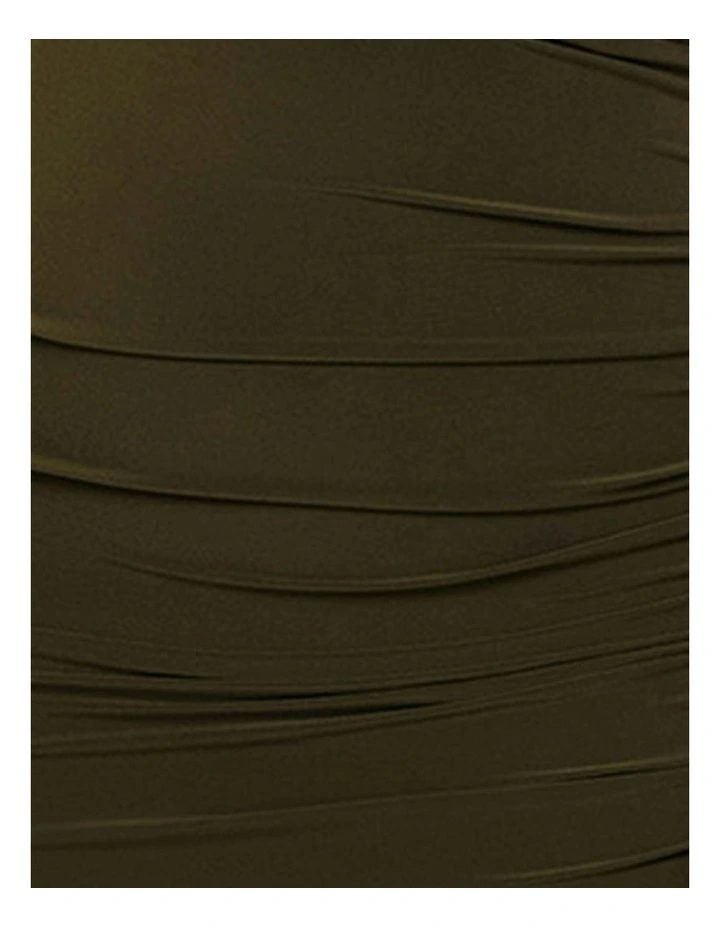 Bali Blouse Top Midi Shaping Dress in Nori image 6