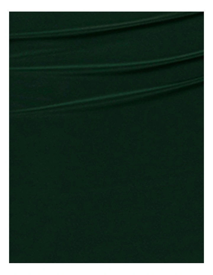 Aria Maxi Bodycon Shaping Dress With Side Slit in Rosemary image 6