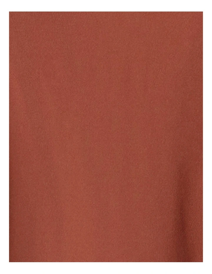 Dazzle Underwired Draped Tankini Top in Terra image 6