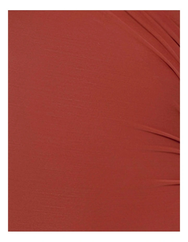 Razzle Dazzle Siren Crossover Shaping Swimsuit in Terra image 7