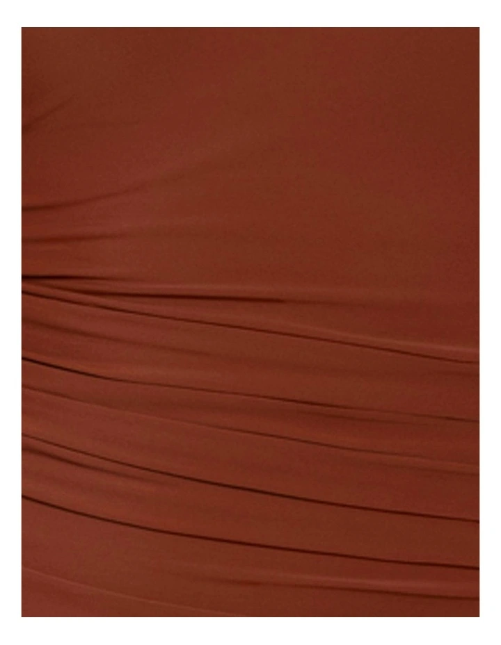 Rock Solid Aphrodite High Neck Shaping Swimsuit in Copper image 7