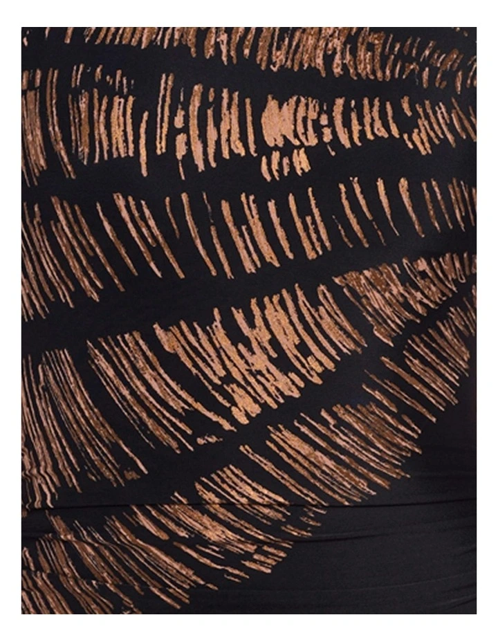 Costa D'oro Regatta High Neck Tummy Control Swimsuit in Black image 7