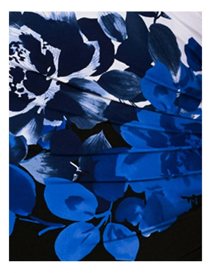 Ombra Fiore Siren Underwired Crossover Shaping Swimsuit in Black Multi image 7