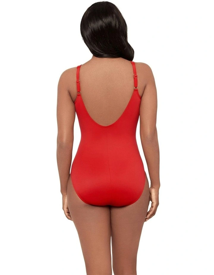 Must Haves Oceanus Soft Cup Shaping Swimsuit in Poppy image 2