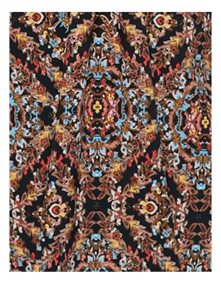 Scandale Marina Underwire Padded Tankini Top in Black Multi image 7