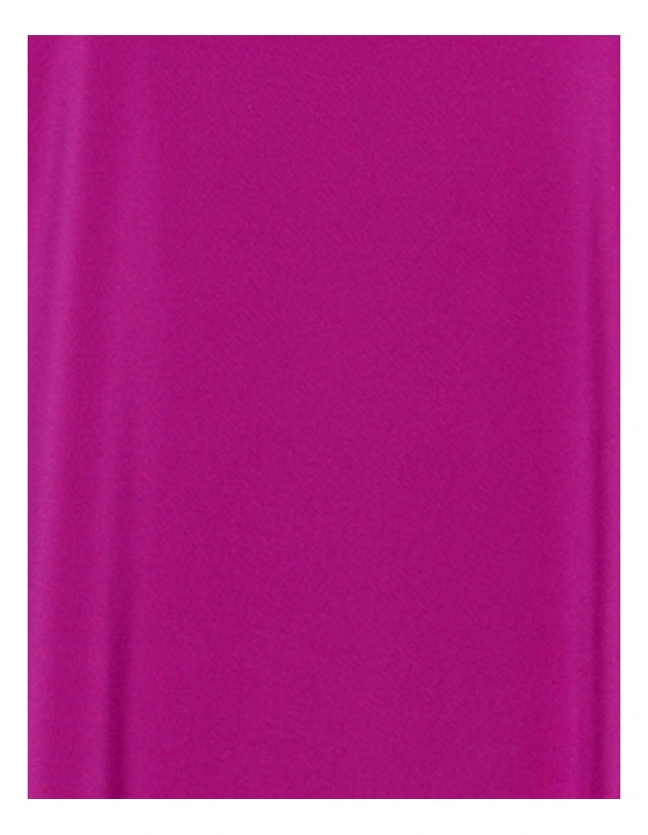 Dazzle Underwired Draped Tankini Top in Framboise image 7