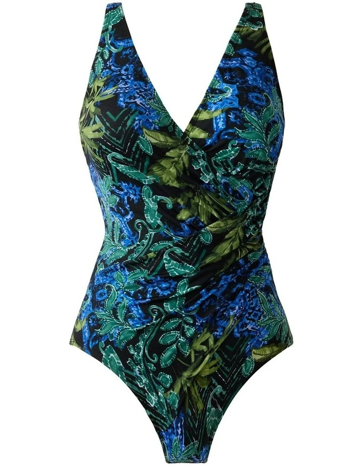 Gasparilla DD Cup Oceanus Underwire Shaping Swimsuit in Black Multi image 5