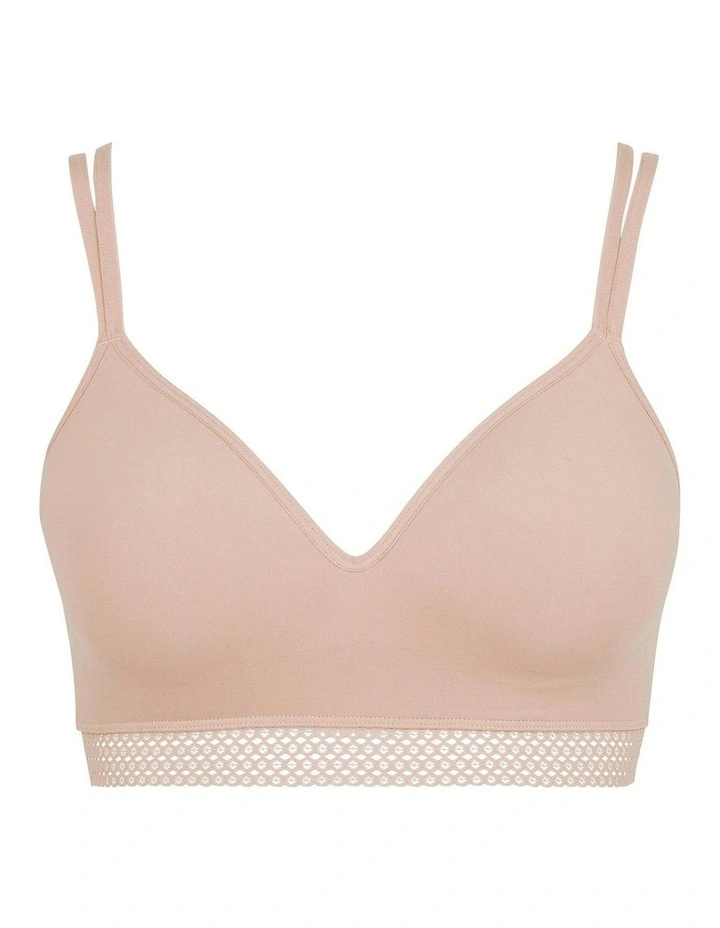 Zen Light Pure Moulded Wirefree Seamless Bralette in Nude image 7
