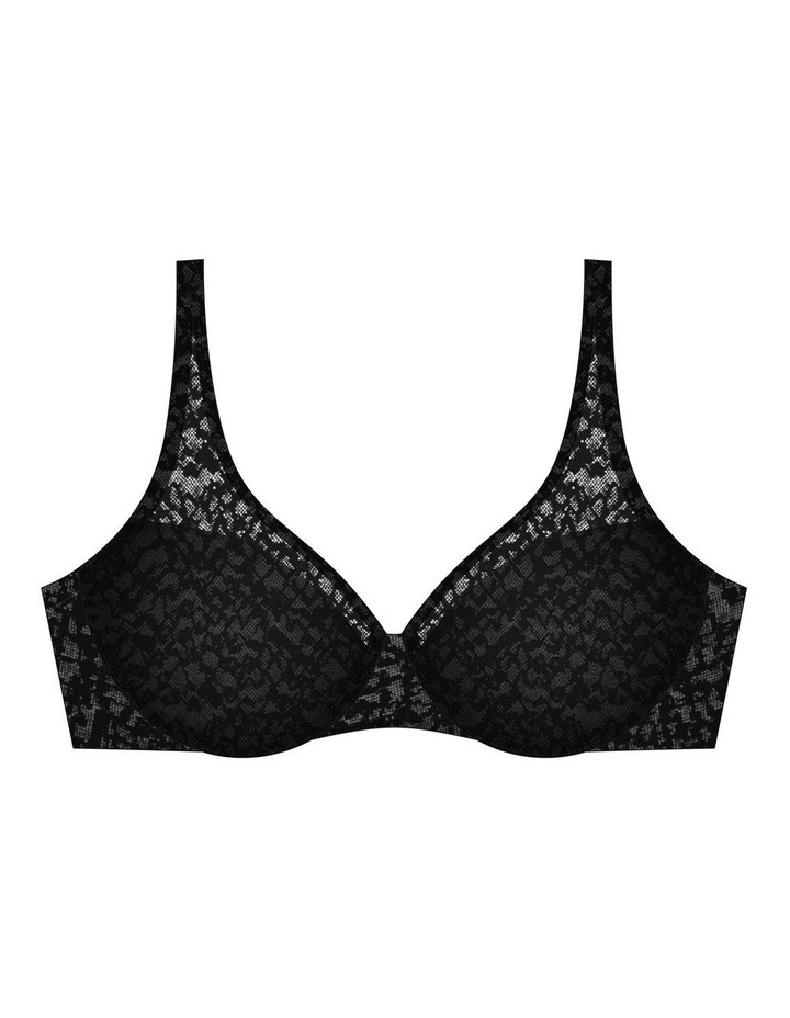 Pretty Smooth Wired Full Coverage Contour Bra in Black image 5