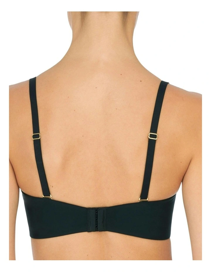 Minimal Lightly-Padded Convertible-to-Strapless Bra in Black image 2