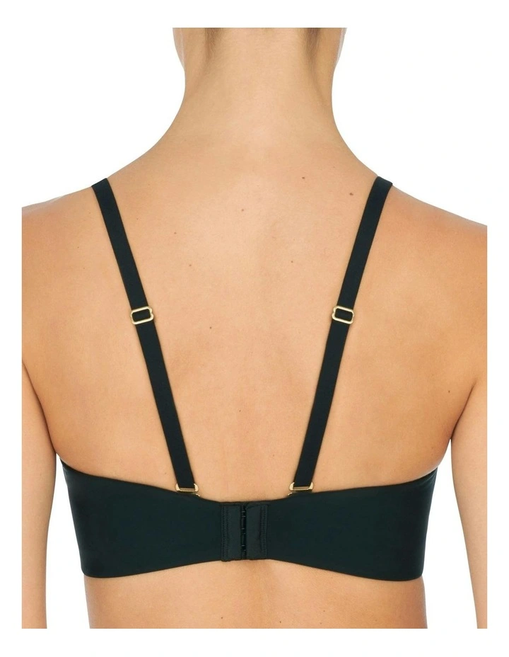 Minimal Lightly-Padded Convertible-to-Strapless Bra in Black image 6