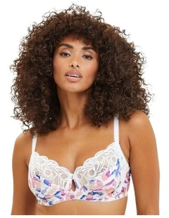 Ariane Fantaisy Underwire Full Cup Bra with Lace in Floral