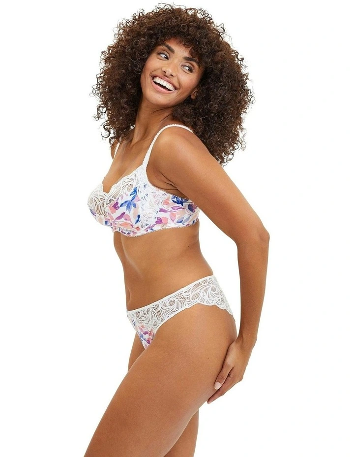 Ariane Fantaisy Underwire Full Cup Bra with Lace in Floral image 3