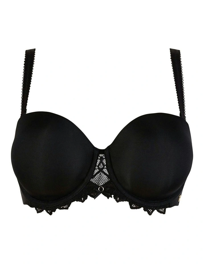 Arum Prima Padded Convertible-to-Strapless Bra With Lace in Black image 7