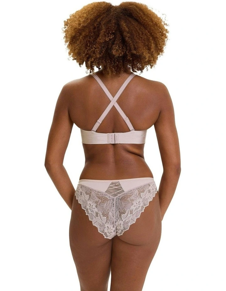 Arum Prima Padded Convertible-to-Strapless Bra With Lace in Beige Taupe image 4