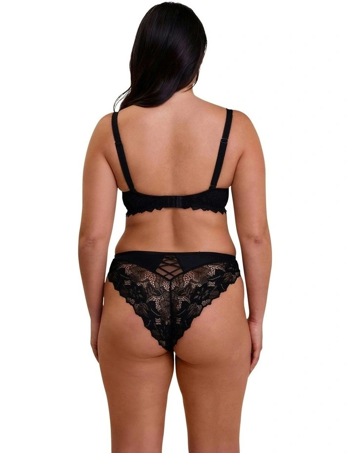 Arum Prima Wired Spacer T-Shirt Bra With Lace in Black image 5