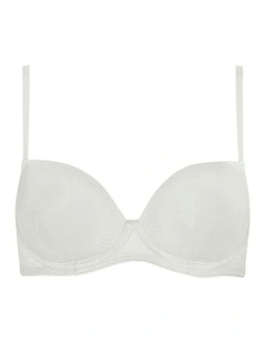 Sophia Wirefree Viscose T-Shirt Style Teen Bra in Cream