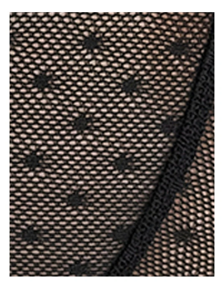 Bella Triangle Cup Sheer Lace Bralette in Black image 7