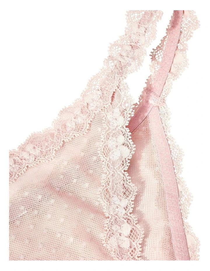 Bella Lace Tanga Bikini Brief in Poison Pink image 6