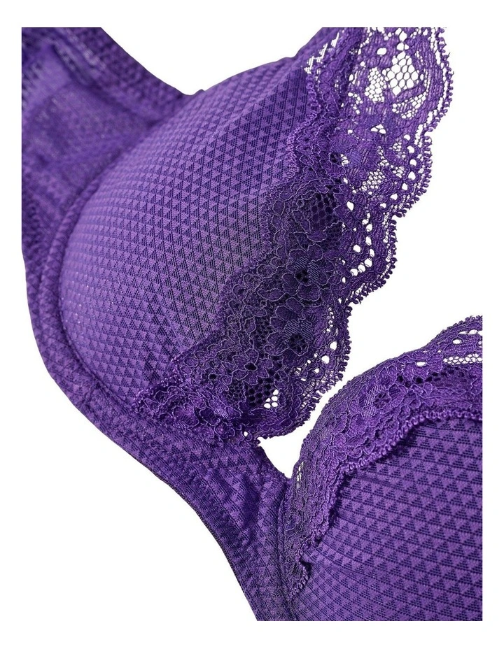 Brooklyn Wired Padded Plunge T-Shirt Bra in Violet image 5