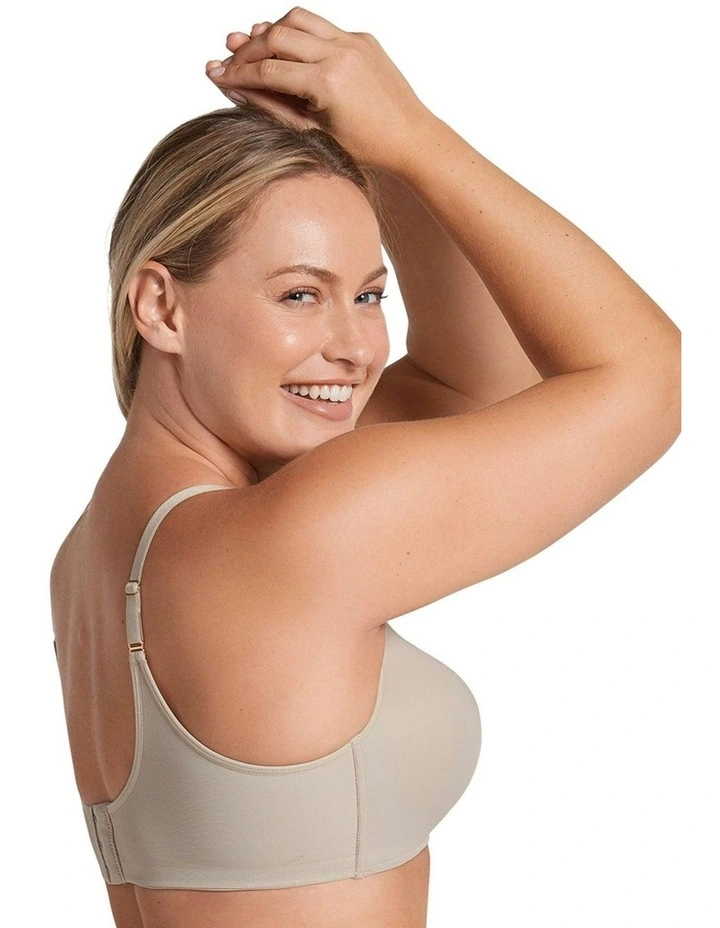 Magical Light & Natural Wireless Push Up Bra in Nude image 2