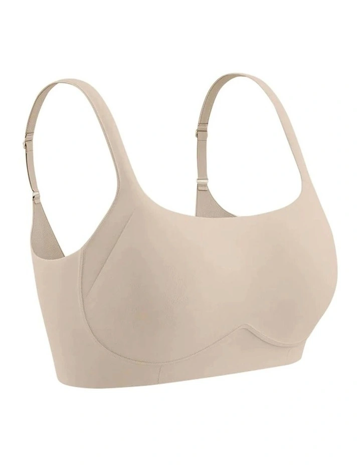 Everyday Supportive Side & Back Smoothing Wireless Bra in White image 5