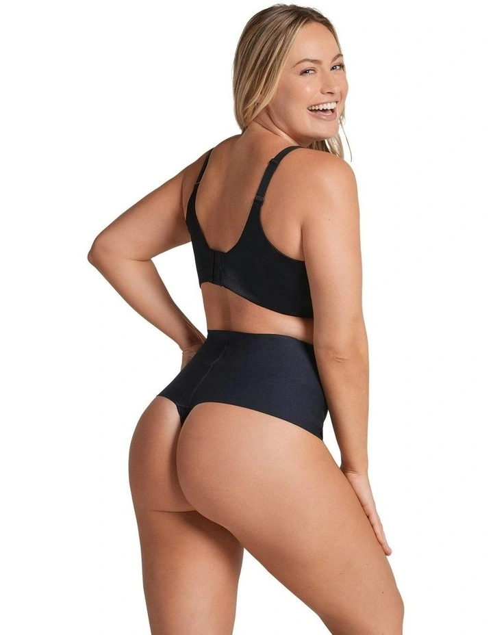 Everyday Supportive Side & Back Smoothing Wireless Bra in Black image 5
