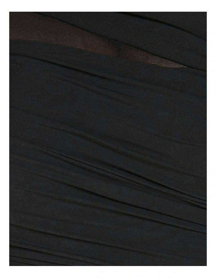 Network Jena One Shoulder Shaping Swimsuit in Black image 6